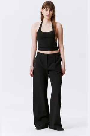 Weekday Relaxed Mid Rise Pleated Suiting Trousers