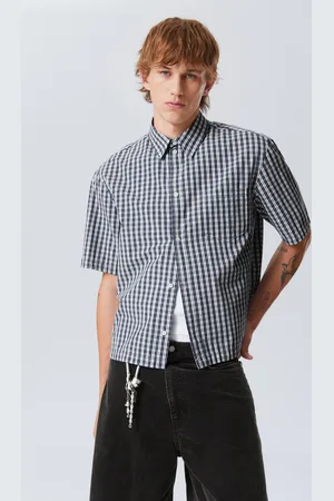 Weekday Relaxed Fit Short-Sleeved Cotton Shirt