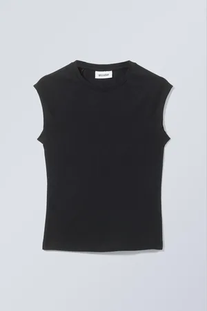 Weekday Short Sleeve Fitted Top