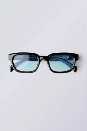 Weekday Bold Rectangular Frame Unisex Sunglasses