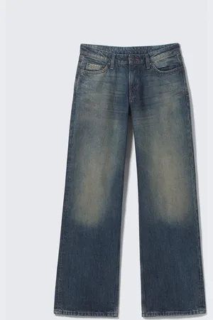 Weekday Ample Low Rise Loose Wide Leg Jeans