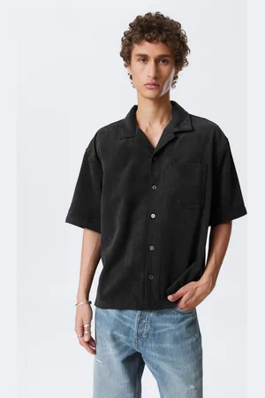 Weekday Loose Short-Sleeved Corduroy Resort Shirt