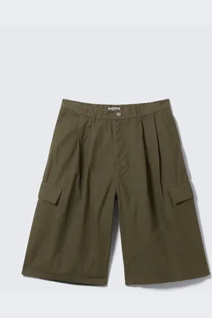 Weekday Loose Utility Cotton Twill Shorts