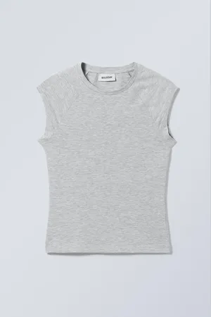 Weekday Short Sleeve Fitted Top
