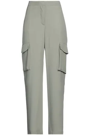 YAYA Soft cargo trousers with zip fly and pockets