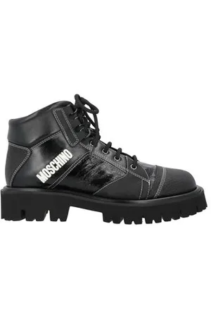 Mens moschino boots best sale