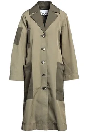 Ganni COATS & JACKETS - Overcoats & Trench Coats - on YOOX.com