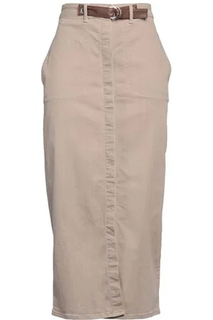 Emporio Armani BOTTOMWEAR - Denim skirts - on YOOX.com