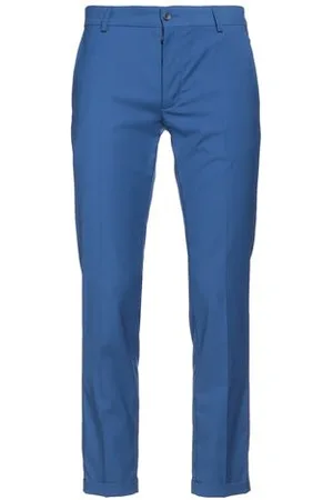 GREY DANIELE ALESSANDRINI BOTTOMWEAR - Trousers - on YOOX.com