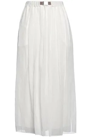 Brunello Cucinelli BOTTOMWEAR - Midi skirts - on YOOX.com