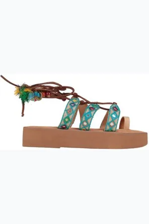 Coral Blue FOOTWEAR - Thong sandals - on YOOX.com