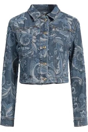 VERSACE COATS & JACKETS - Denim outerwear - on YOOX.com