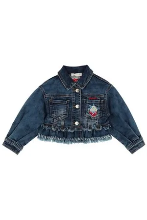 MONNALISA COATS & JACKETS - Denim outerwear - on YOOX.com