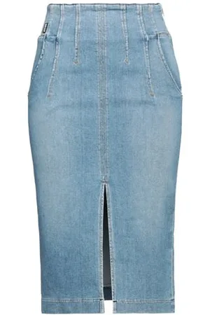 Roberto Cavalli BOTTOMWEAR - Denim skirts - on YOOX.com