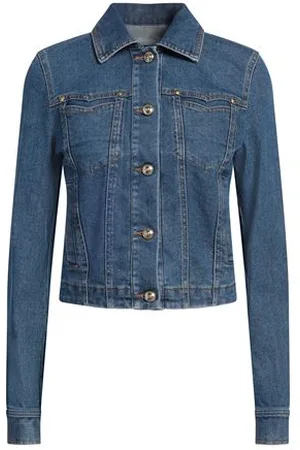 VERSACE COATS & JACKETS - Denim outerwear - on YOOX.com