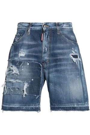 Dsquared2 BOTTOMWEAR - Denim shorts - on YOOX.com
