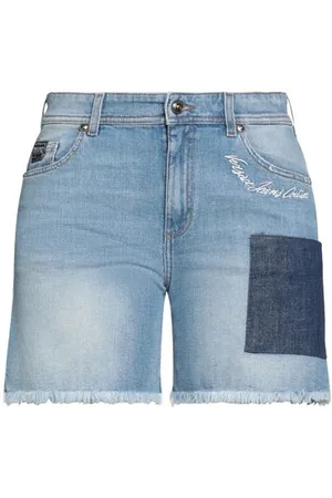VERSACE BOTTOMWEAR - Denim shorts - on YOOX.com