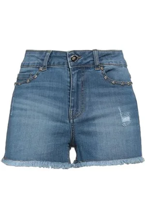 John Richmond BOTTOMWEAR - Denim shorts - on YOOX.com