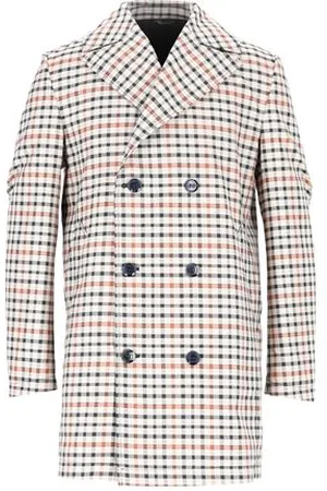 GREY DANIELE ALESSANDRINI COATS & JACKETS - Overcoats & Trench Coats - on YOOX.com