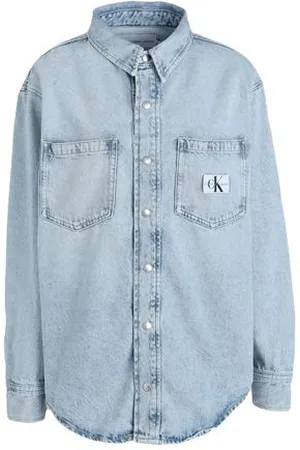 Calvin Klein TOPWEAR - Denim shirts - on YOOX.com