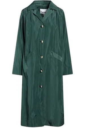 Ganni COATS & JACKETS - Overcoats & Trench Coats - on YOOX.com