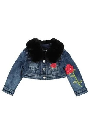 MONNALISA COATS & JACKETS - Denim outerwear - on YOOX.com