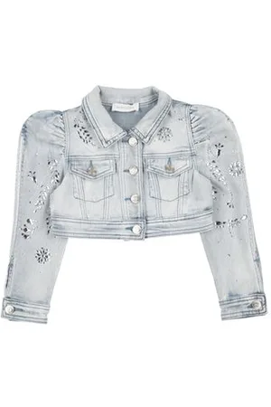 MONNALISA COATS & JACKETS - Denim outerwear - on YOOX.com