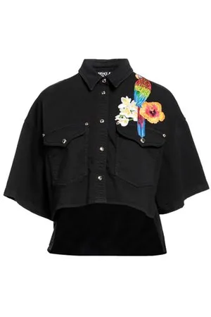VERSACE TOPWEAR - Denim shirts - on YOOX.com