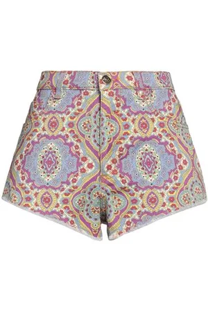 Etro BOTTOMWEAR - Denim shorts - on YOOX.com