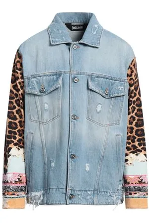 Roberto Cavalli COATS & JACKETS - Denim outerwear - on YOOX.com