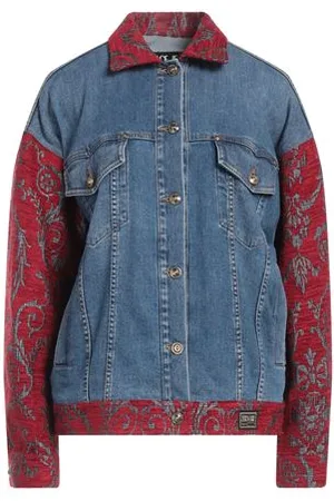 VERSACE COATS & JACKETS - Denim outerwear - on YOOX.com