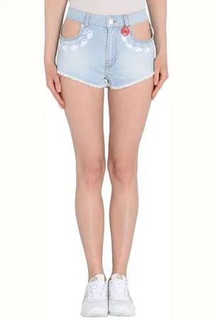 GCDS BOTTOMWEAR - Denim shorts - on YOOX.com