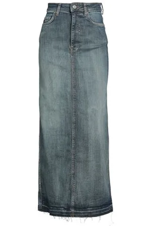 Ganni BOTTOMWEAR - Denim skirts - on YOOX.com