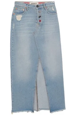 SEMICOUTURE BOTTOMWEAR - Denim skirts - on YOOX.com