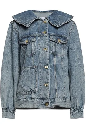 Ganni COATS & JACKETS - Denim outerwear - on YOOX.com