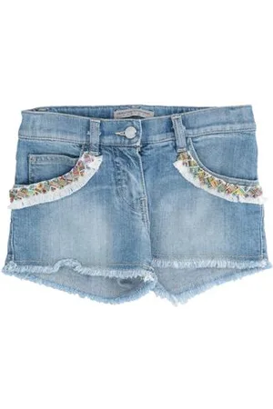 ERMANNO SCERVINO BOTTOMWEAR - Denim shorts - on YOOX.com