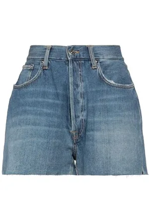 (+) people BOTTOMWEAR - Denim shorts - on YOOX.com