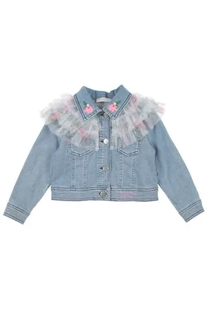 MONNALISA COATS & JACKETS - Denim outerwear - on YOOX.com