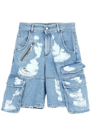 GCDS BOTTOMWEAR - Denim shorts - on YOOX.com