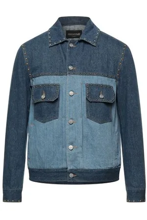 Roberto Cavalli COATS & JACKETS - Denim outerwear - on YOOX.com