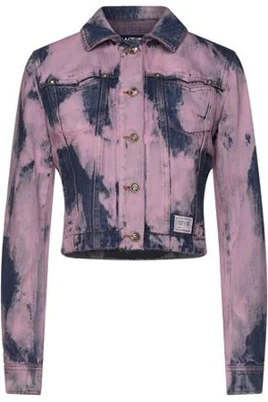 VERSACE COATS & JACKETS - Denim outerwear - on YOOX.com