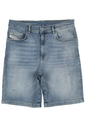 Diesel BOTTOMWEAR - Denim shorts - on YOOX.com