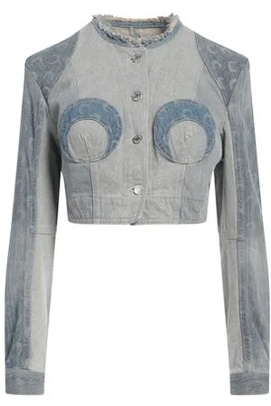 Marine Serre COATS & JACKETS - Denim outerwear - on YOOX.com