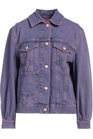 Ganni COATS & JACKETS - Denim outerwear - on YOOX.com