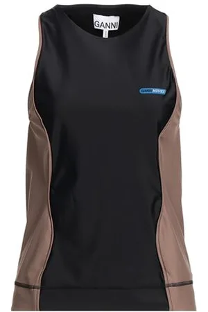 Ganni TOPWEAR - Tank Tops - on YOOX.com