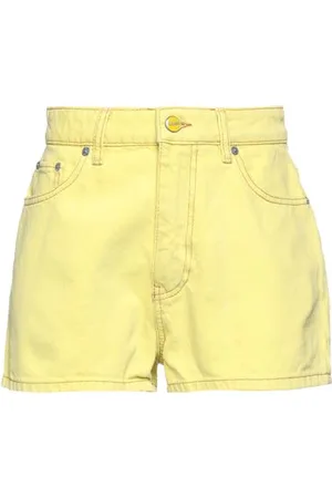 Ganni BOTTOMWEAR - Denim shorts - on YOOX.com