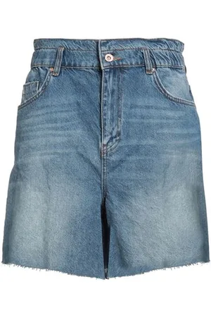 Fracomina BOTTOMWEAR - Denim shorts - on YOOX.com