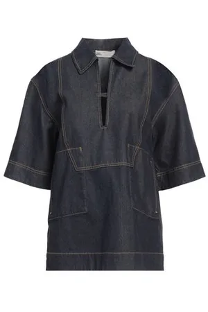 Tory Burch TOPWEAR - Denim shirts - on YOOX.com