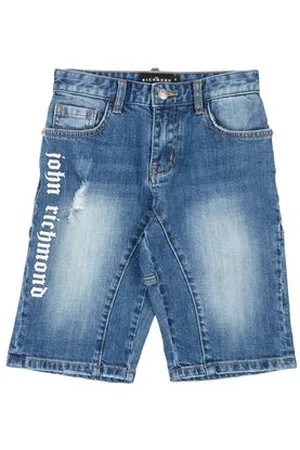 John Richmond BOTTOMWEAR - Denim shorts - on YOOX.com