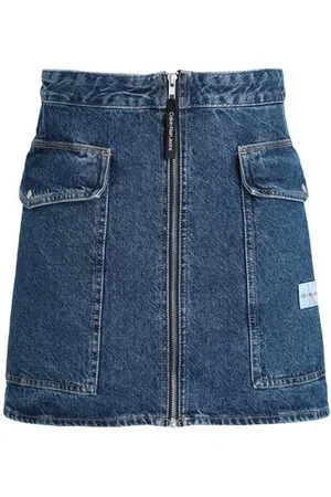 Calvin Klein BOTTOMWEAR - Denim skirts - on YOOX.com